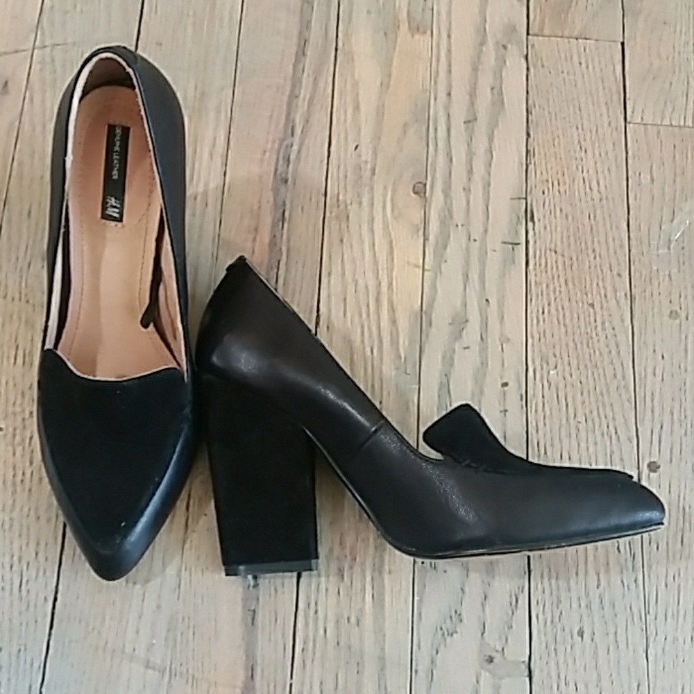 H&M designer line genuine Leather Heels - Picture 7 of 7